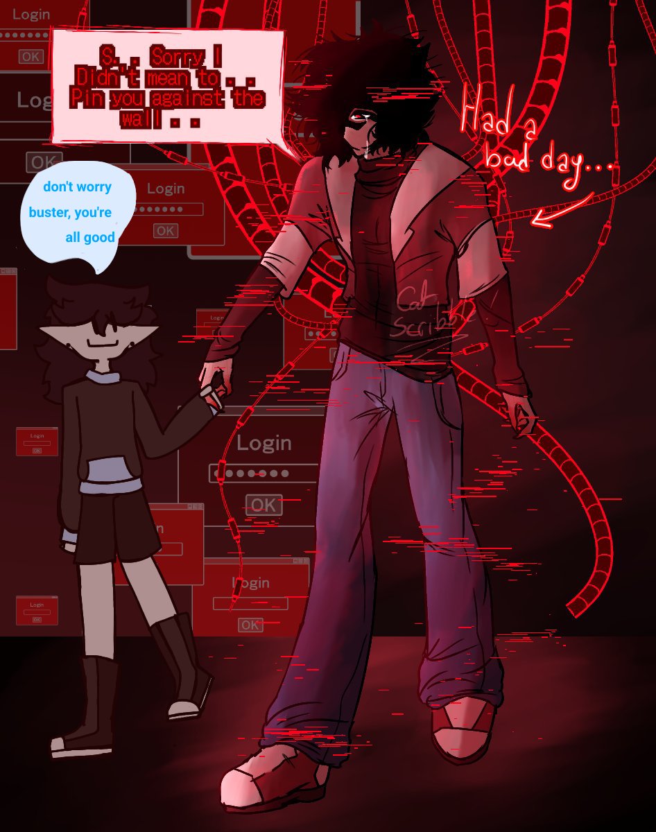 Plasic_Mos's tweet photo. Jester isn't confused anymore

#glitchyredai #DEXTONSWEEP https://t.co/xc7tnPDAZW