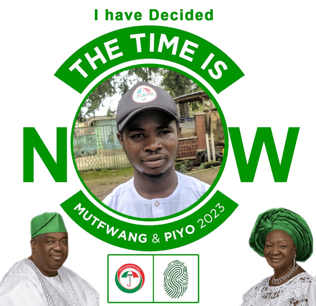 mrmuazuii's tweet photo. Plateau Youths, if not now when? Support and Vote for Caleb-Piyo for sustainable, prosperous and secured Plateau State.
#PDP
#pdproadtovictory
#pdpnewgeneration
#TheTimeIsNow https://t.co/J7C0qIReSE
