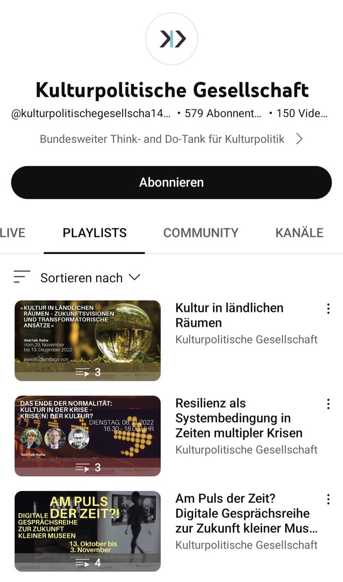 Kupoge's tweet photo. Ihr sucht Hintergrundinformationen und Materialien zur Transformation im Kulturbereich, etwa zu Cultural Leadership, Digitalität, Diversität, Nachhaltigkeit und Agilität! Dann seid Ihr auf unserem YouTube-Channel genau richtig. https://t.co/83L315EThi