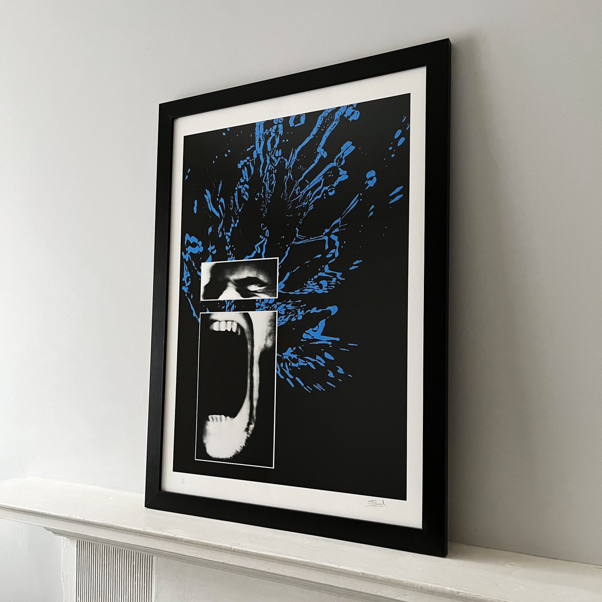Good morning - This piece is titled ‘Stimulation’ and was made for an exhibition in Italy back in December, using my own face and a jar of curry.