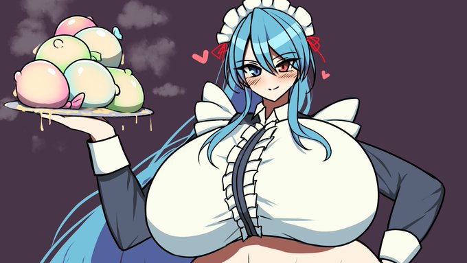 ラフ2枚も同梱してます。よかったら見てね。

pixivFANBOXで【全体公開】ふたなりメイドを公開しました! https://t.co/Al4SXvIy35 