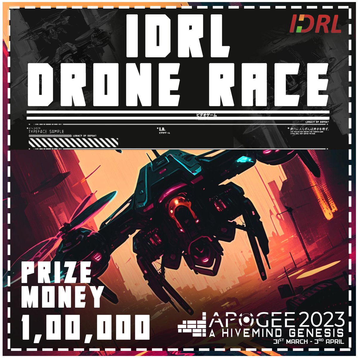 BITSApogee's tweet photo. Ready, set, drone! ๐๐จ
High-tech meets high-speed as the top drone pilots from all over the country compete in the ultimate aerial showdown at the IDRL Drone Race in APOGEE 2023.
#apogee2023 #IDRLDroneRace #DroneRacing #HighFlyingFun #competition #techfest #collegefest #bits https://t.co/znlNF8Ggyo