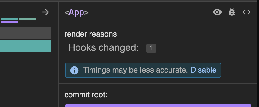 Next version of <a href="/preactjs/">Preact</a> DevTools will display which exact hook caused a component to update. Previously it would just display "Hooks changed" and not say which of them did.