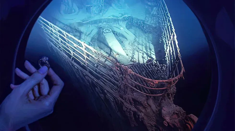 CerfiaFR's tweet photo. 🇫🇷 INSOLITE | Une agence d'événementiel propose une demande en #mariage sur l'épave du #Titanic, pour le prix d'un million d'euros. https://t.co/odBDEekSpF