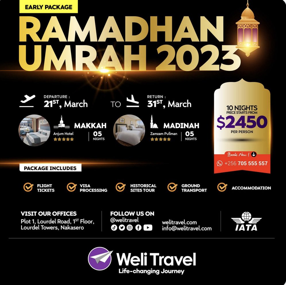 #Sponsored: “Weli travel February Umrah Pilgrims paying respect to the great personalities of Islamic history at Jannat al-Baqi in Madinah while at Umrah. Book now for your Ramadan Umrah at +256705555557 #welitravel #lifechangingjourney