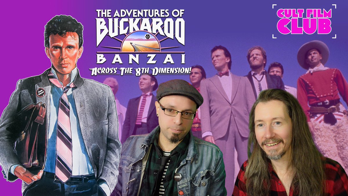 Our #CultFilmClub Review of #BuckarooBanzai is OUT NOW on the #EnigmaticRetroRewind YouTube. Watch here: youtu.be/iBmVA_Fd6UI
—————
#80smovies #80sscifi #80slove