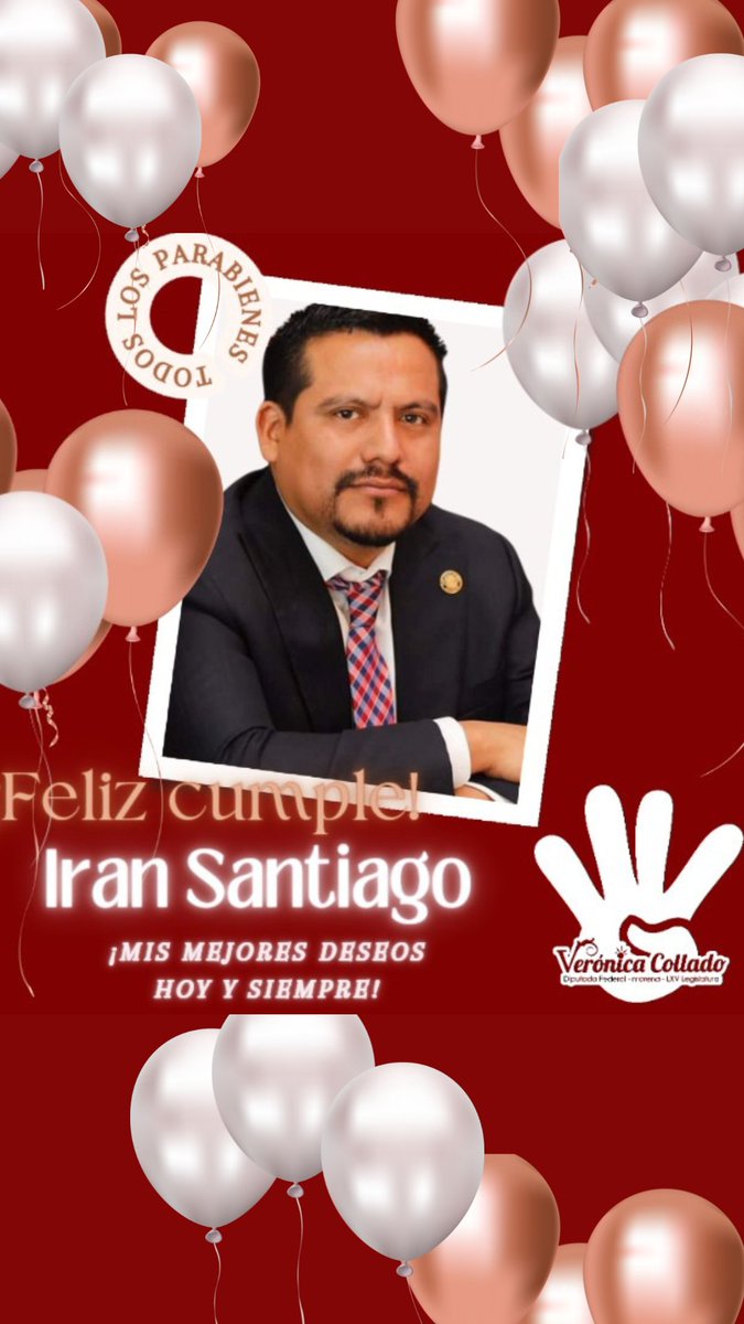 VeroColladoMx's tweet photo. Que Dios te Bendiga y que  cumplas muchos años.  Que  tu vida sea siempre llena de Armonía y de todas las Bendiciones. 

¡Feliz Cumpleaños! 🎂🥳

#legislandoconelcorazon 
#porlagrandezadenuestropueblo 
#YoSoyVeroCollado 
#Oaxacamexico 
#CuartaTransformación https://t.co/OreZbYtBr4