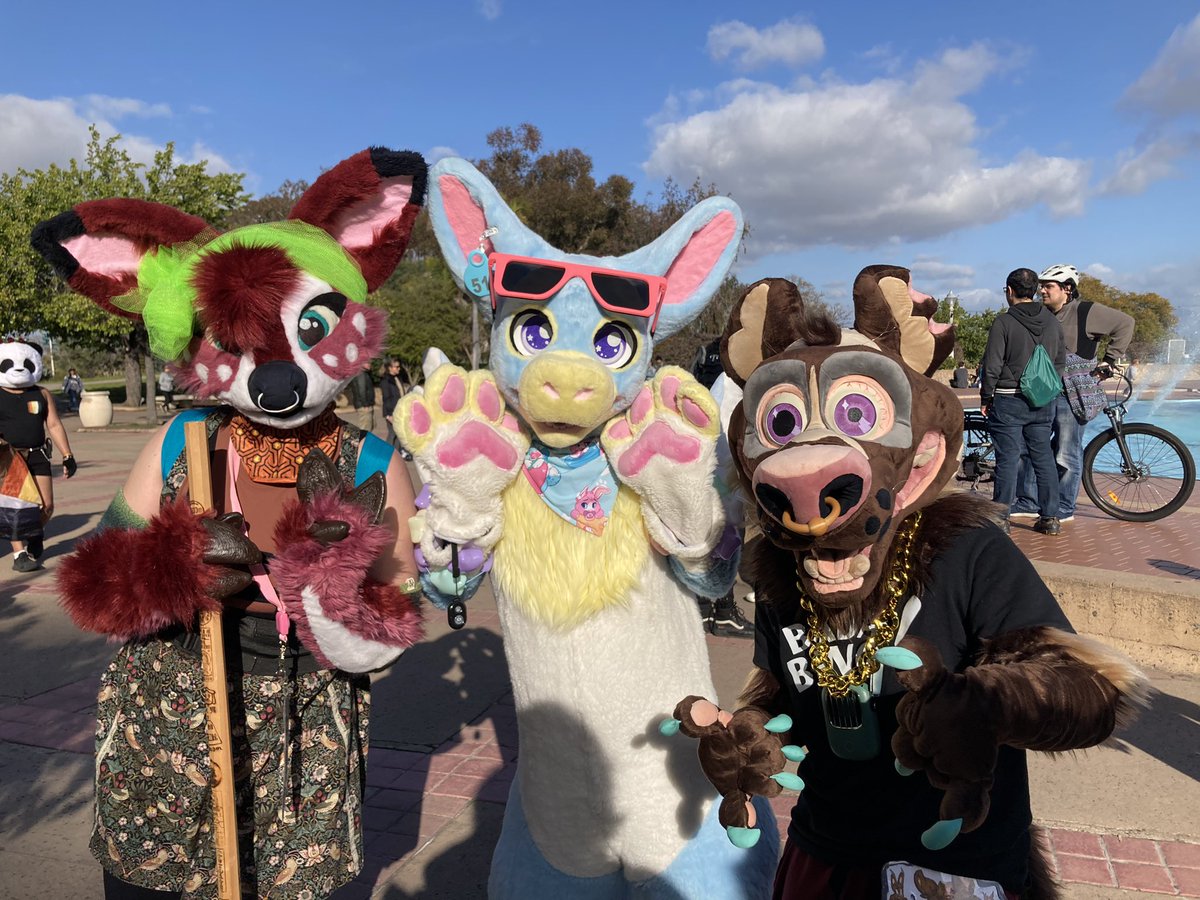 SofBeak's tweet photo. Another furmeet successfully completed!!
With Jupiter Jackrabbit
@Clovethedutchy
@fohn65492009
@ScooburtDubert
#sdfurs https://t.co/ajRLmHM2rk