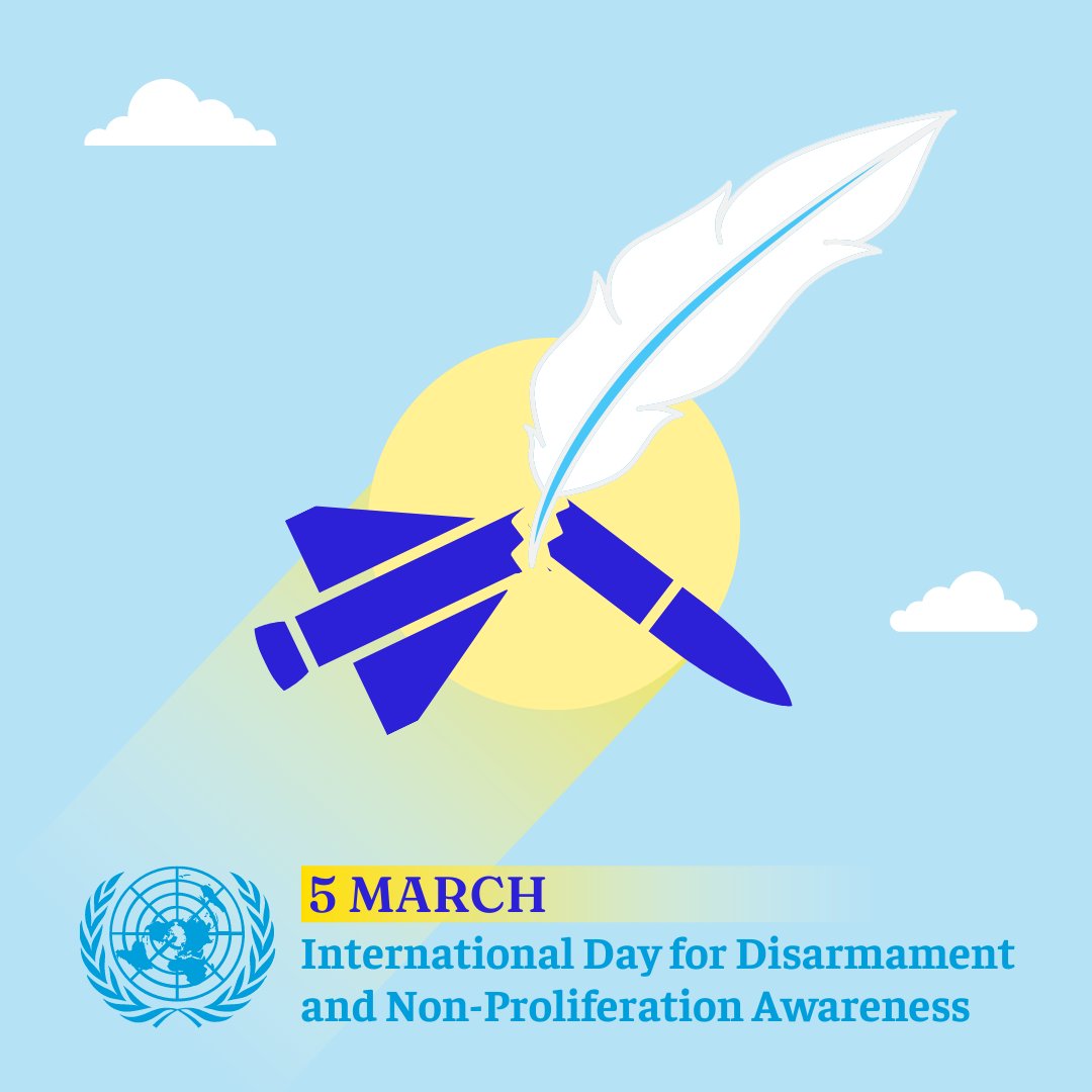The #ChemicalWeaponsConvention works to unite the 🌏 in eliminating #ChemicalWeapons and preventing their re-emergence. It is a testament to what can be achieved through global #disarmament and #NonProliferation efforts.

#IDDNPA #5March