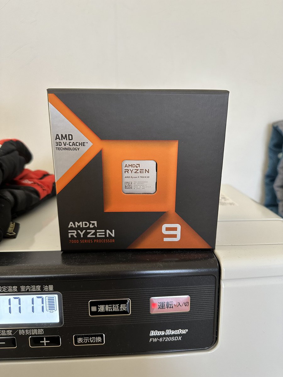 terayanful1's tweet photo. Ryzen 7900X3D買いました！ https://t.co/TUjJUvMu95