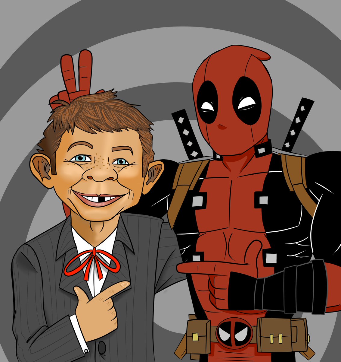 SSScarletFever's tweet photo. Friends or Foes??
#Deadpool #Mad #AlfredENueman #fanart #CLIPSTUDIOPAINT #CLIPSTUDIO #MarvelStudios #Marvel #DisneyPlus #20thCentury @VancityReynolds https://t.co/urHkFab408