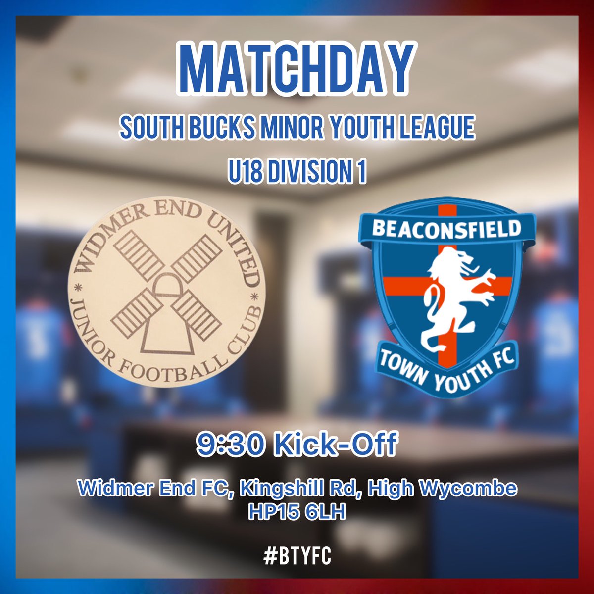 BTYFootballClub's tweet image. It’s Matchday! ⚽️ #BTYFC face a short trip to in-form Widmer End United FC in Division 1 of the South Bucks Minor Youth League.

Make sure you follow us on Twitter to keep up-to-date with all the action! ⬇️🤩

#sundayleague #grassrootsfootball #matchday
