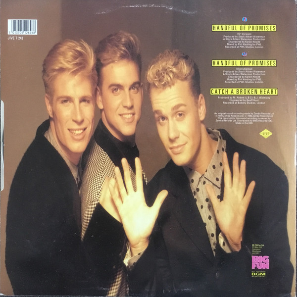 myfizzypop's tweet image. Happy 33rd to my favourite #BigFun single - #HandfulOfPromises was released #onthisdayinpop in 1990. Great #StockAitkenWaterman song that was actually bang on dance trend-felt like it should have been huge! Loved the free poster w/ the 12" @mikestockmusic 
onthisdayinpop.com/2020/03/big-fu…