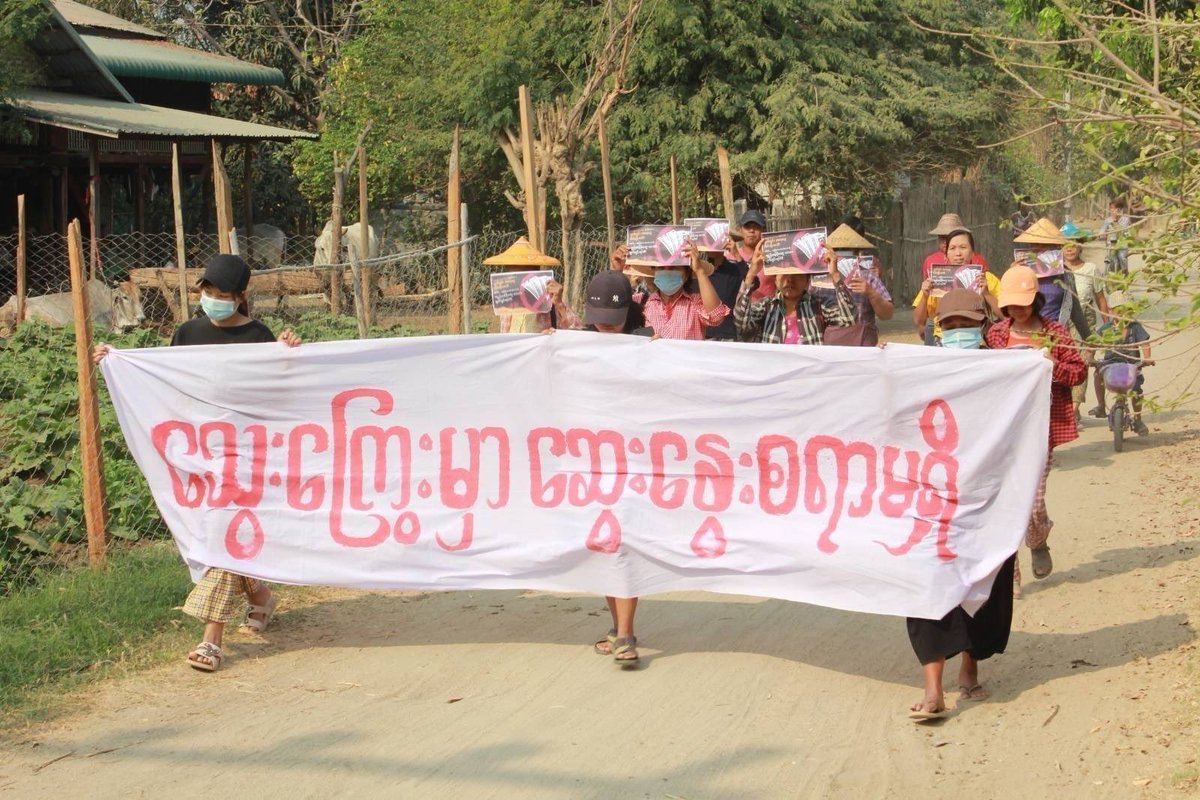 Urgent call to action: PTT halt payments to Myanmar's junta &amp; US impose sanctions on MOGE. Stand with the people's demand to bring democracy to Myanmar. <a href="/POTUS/">President Donald J. Trump</a> <a href="/USTreasury/">Treasury Department</a>

#SanctionMOGE
 #PTT_StopPayingBloodMoneytoJunta
 #KeepOurGasRevenueinEscrowAccount
#US_SanctionMOGE