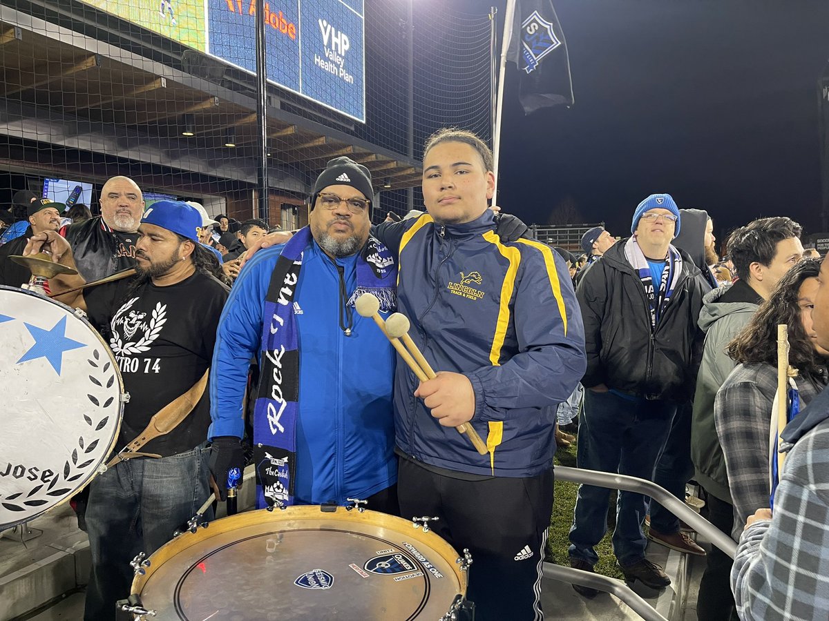 The OG drummer <a href="/GuyGayle/">guy gayle</a> from the <a href="/Casbah1996/">The San Jose Casbah</a> and the new school <a href="/DJ_Quakes05/">DJ Romero</a> from <a href="/TheFaultliners/">The Faultline</a>  The stories this drum could tell.