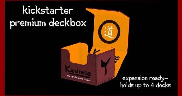 Scarletfoxcards's tweet photo. Kardrate the karate card game is now available on @Kickstarter ! https://t.co/3HWRQC7QTp Receive epic exclusive rewards like the premium deckbox and kickstarter play mat until March 24th #learnthewayofkardrate #karate #cardgame #boardgames #kickstarter #martialarts #CobraKai https://t.co/JsZ0O9xApI