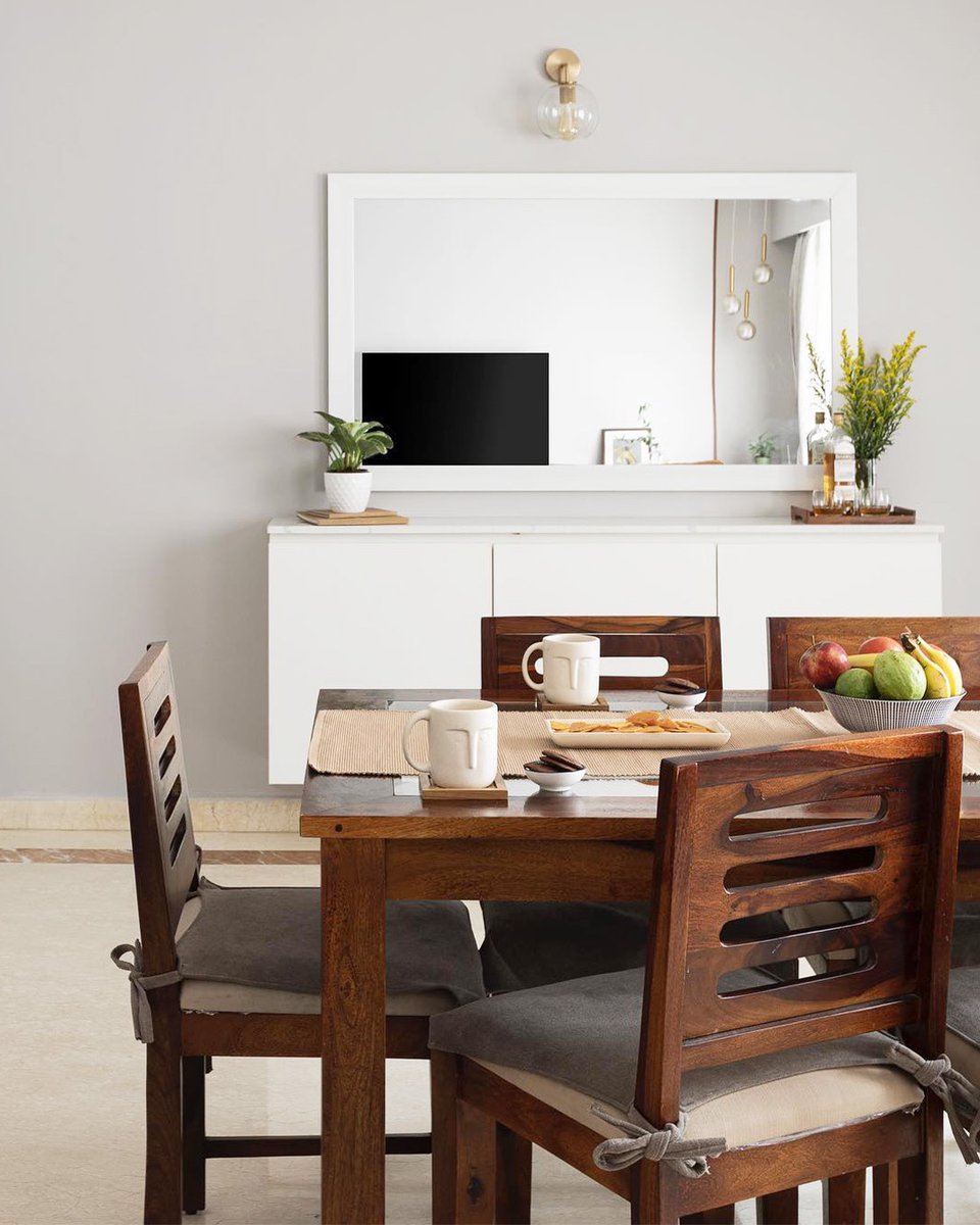 Savour fresh flavours and good conversations around the Arabia-Capra Dining Table Set. 

Styled by @zspdesignstudio 

#ULStory #urbanladder #diningroom #modernhomes #homedecor #summerbrunch #tablesetting