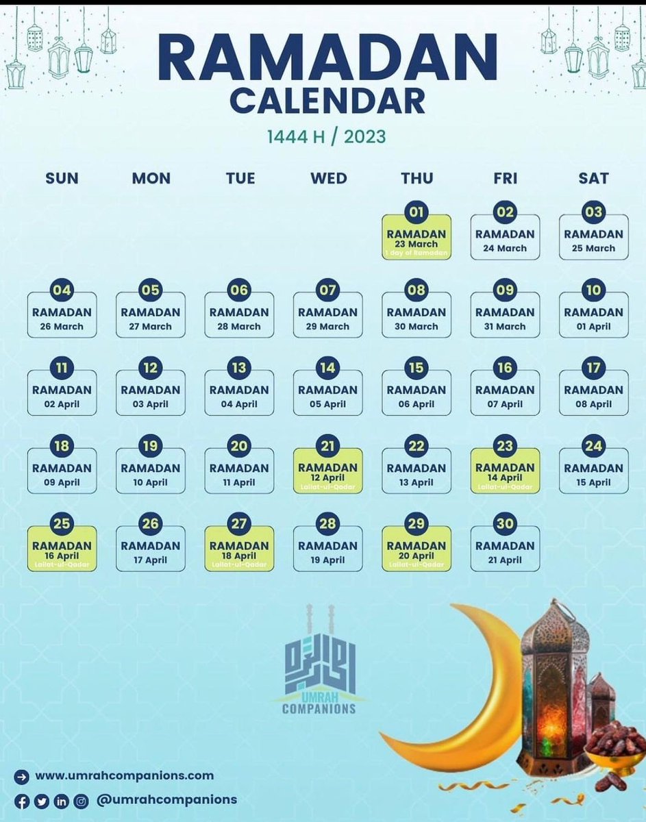 18days to go.😍🥰💃

Oh Allah, extend our lives to witness this Ramadan. 
#Ramadan2023