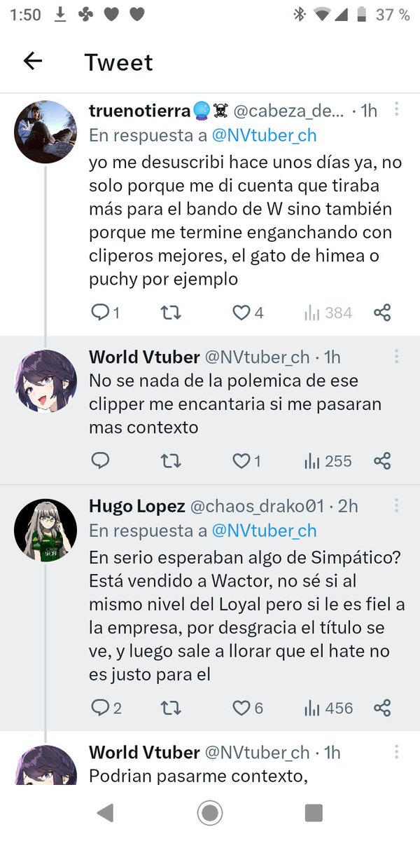NVtuber_ch's tweet photo. Bueno de hablar del tema de #Himea y su modo basada, las formas tan penosas de dirigir de #Wactor y burlarnos a cada rato de #Akira, sin querrer termine funando de manera indirecta a un clipper de Wactor.  Sin siquiera conocerlo. La historia de mi vida. https://t.co/KogrocurVb