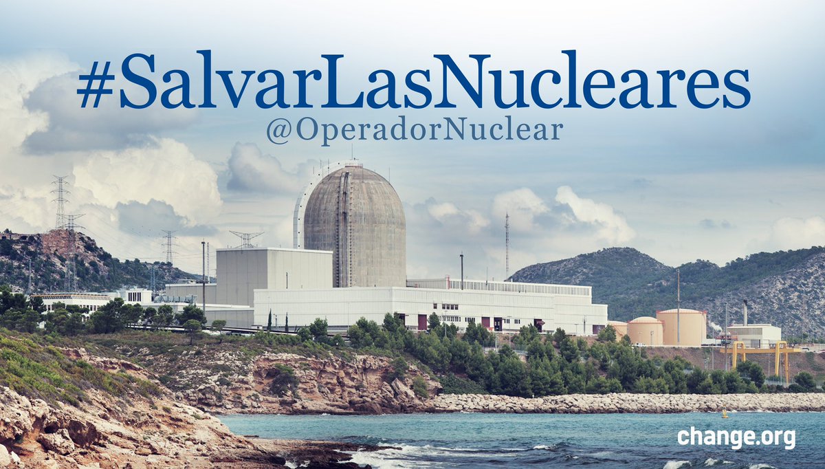 OperadorNuclear's tweet image. Únete a mi campaña de recogida de firmas para #SalvarLasNucleares españolas y ayúdame a conseguir la máxima difusión.
change.org/SalvarLasNucle…