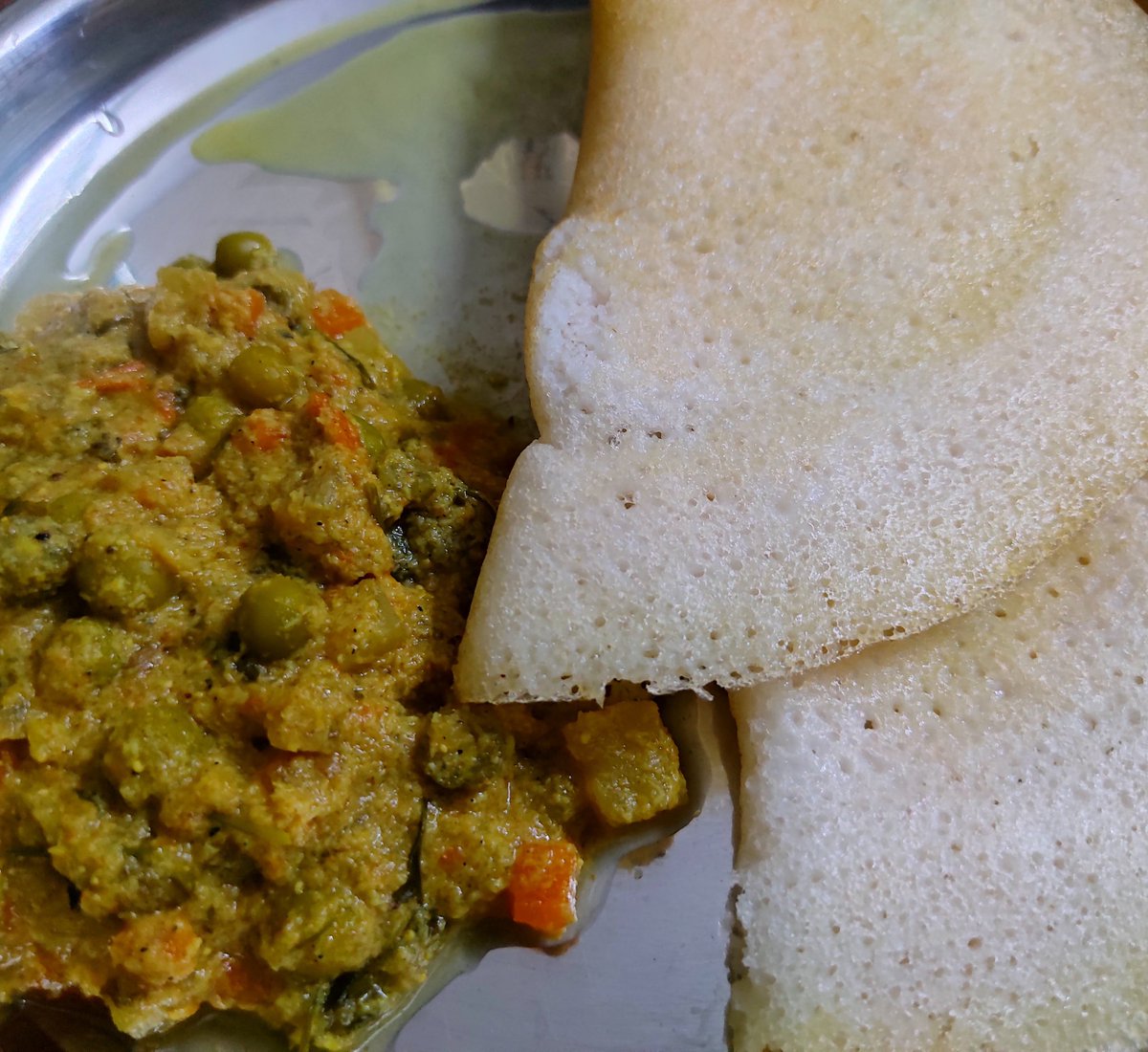 Venkat3681's tweet photo. Another legendary combination #vegkurma (osi) and #dosai
#dinner #food #foodpost #foodism #foodlover #foodie #foodlovers #foodlife #foodlove #foodporn #foodgasm #foodpics #foodislife #foodphoto #foodstagram #myclick #pocom2pro #nofilter #foodpost #photostagram #foodgram https://t.co/vznq1H0bx8