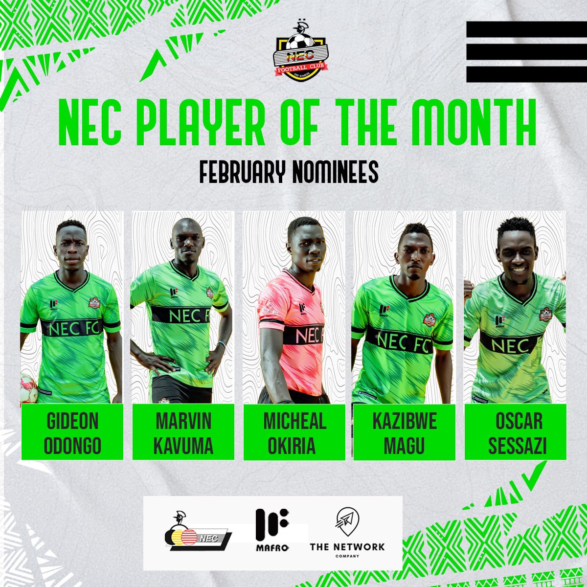 Nec_Fc's tweet photo. Voting is now open for our @thenetco Player of the Month for February 👇

#WeAreTheDiehards #FUFABigleague #TheNetworkCompany #MAFROsports https://t.co/2GgRFQZqYq