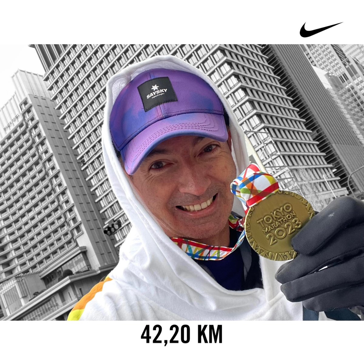 #TokyoMarathon done! 
#AbbottWMM ⭐️⭐️⭐️⭐️⭐️ #marathon #running