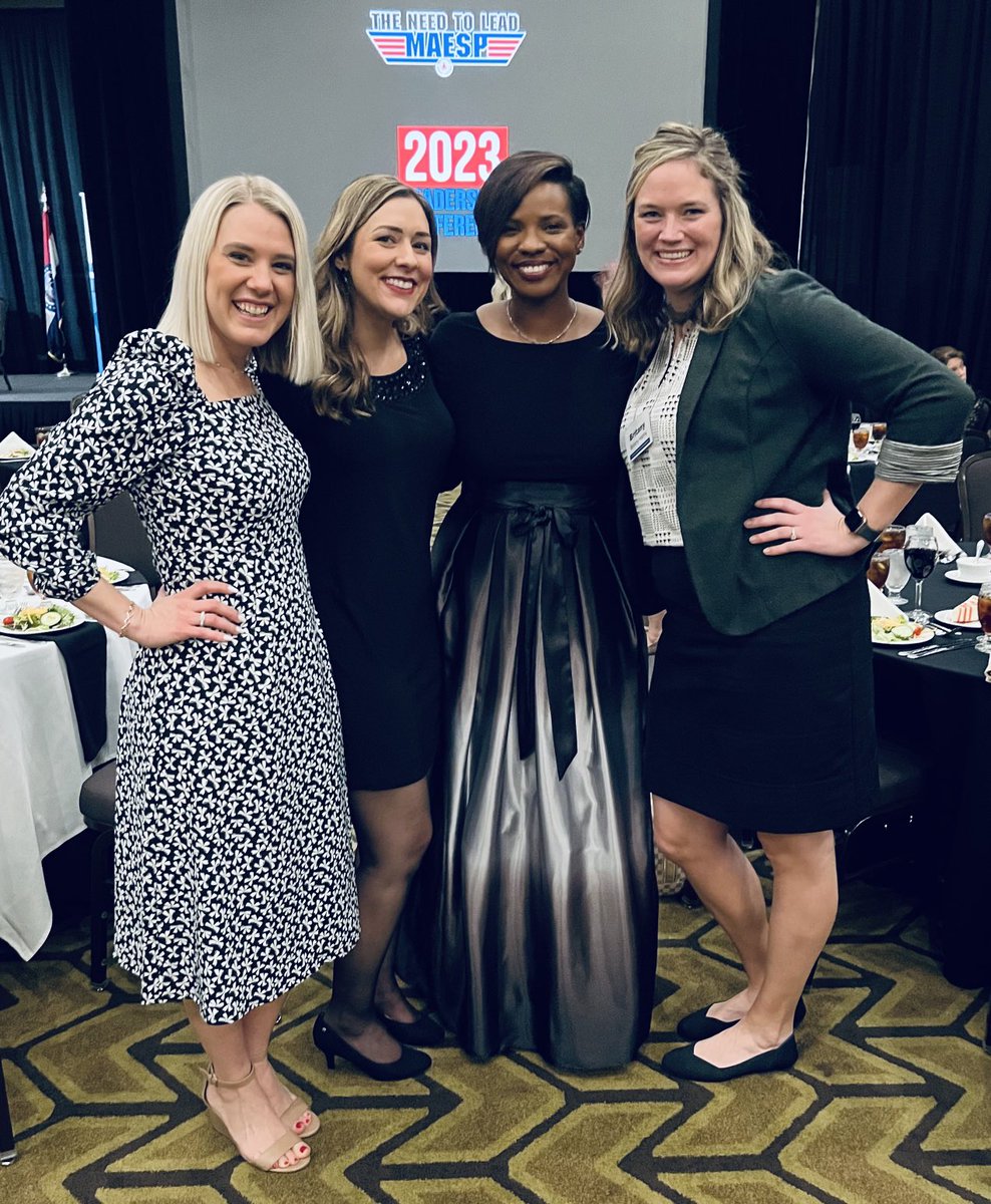 I have been blessed with the very best assistant principals on the planet! Over the years, each of them has made the work more fun, more impactful, and more meaningful. Love you, ladies!! #MAESP #TheNeedToLead