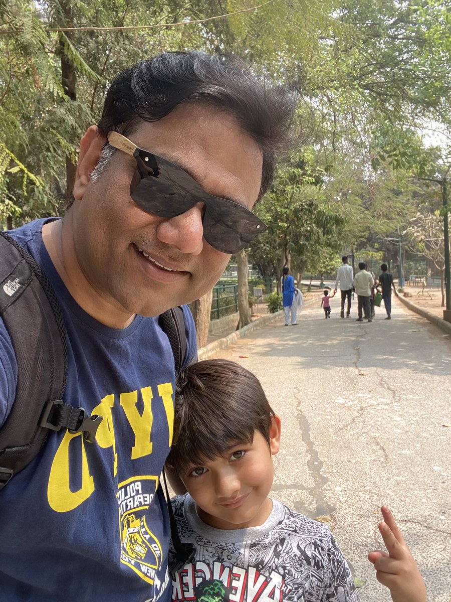 Sunday outing at sarthana zoo @MySuratMySMC with son!!