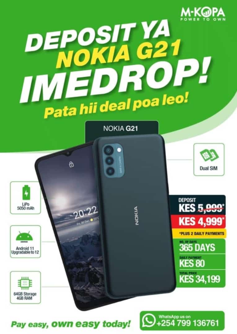 NOKIAKenya's tweet photo. Why wait? With only 4999 you can now own a super phone. https://t.co/l0RZj2uE6L