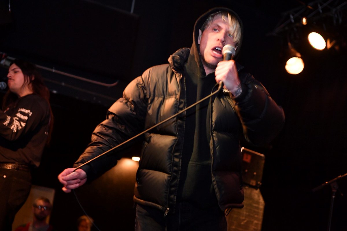 futurebreed's tweet photo. Photos are up from @jaysidetracked #Suppression #WorldPeace #SlowEnd #RansomHC at https://t.co/yQB91RDZKL from the March 4th, 2023 matinee show at @RealArtTacoma . Thanks @skiffthemyth ! https://t.co/fAkT9VlwJR