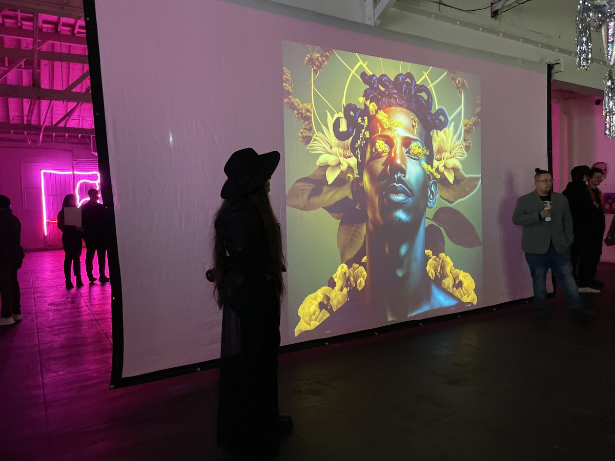 VanG0xH's tweet photo. @selvasonica @SuperchiefNFT @ClownVamp It was my pleasure! Thanks for the memorable time spent with you, @LimnDigital, @ClownVamp &amp; the collective! Can’t wait til you’re back in LA &amp; to be building together! 🖼 Glad my @irl_alpha fam showed you an amazing time @beginbot @patrickamadon Safe travels! #MAIFdeepfake https://t.co/RNsT9nftnh
