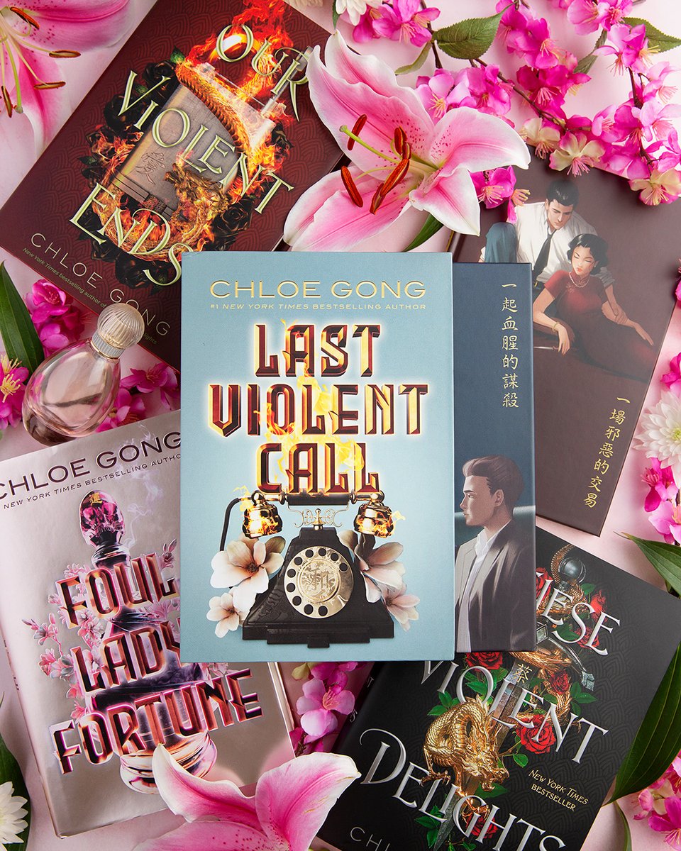 simonteen's tweet photo. How STUNNING do all of @thechloegong's books look together?! 
-
#LastViolentCall #TheseViolentDelights #OurViolentEnds #FoulLadyFortune https://t.co/FYnIbG824T