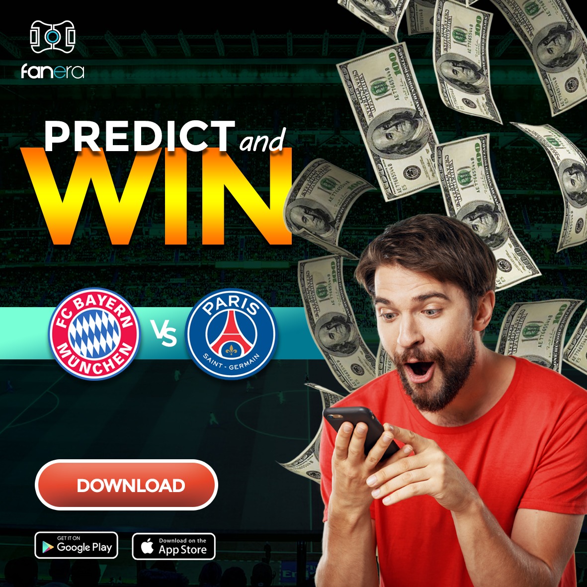 .@FCBayernEN has the edge against @PSG_English. Can PSG turnaround the match? Predict the final score and win cash prizes ! 👇| Download + win now! bit.ly/3dvtuSd