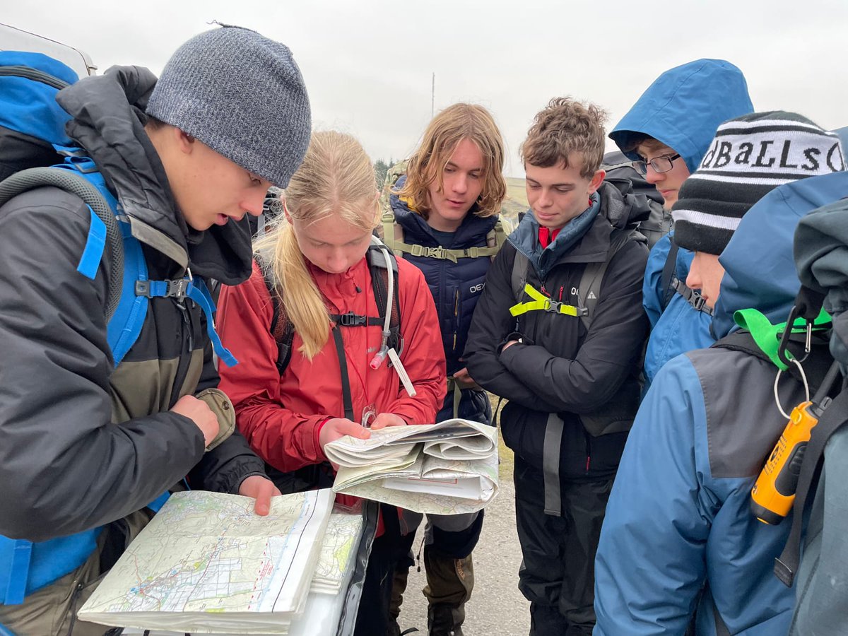A chilly evening last night on #TenTors training. Bright and early start, and they're warming up nicely this morning.
