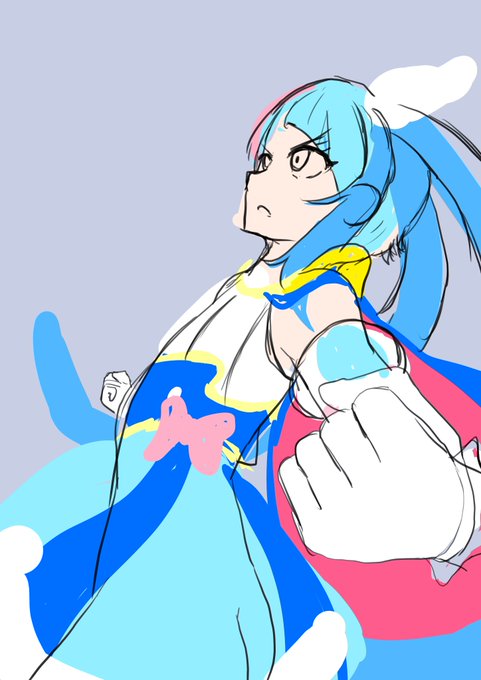 プリキュアは描くの大変ねん 