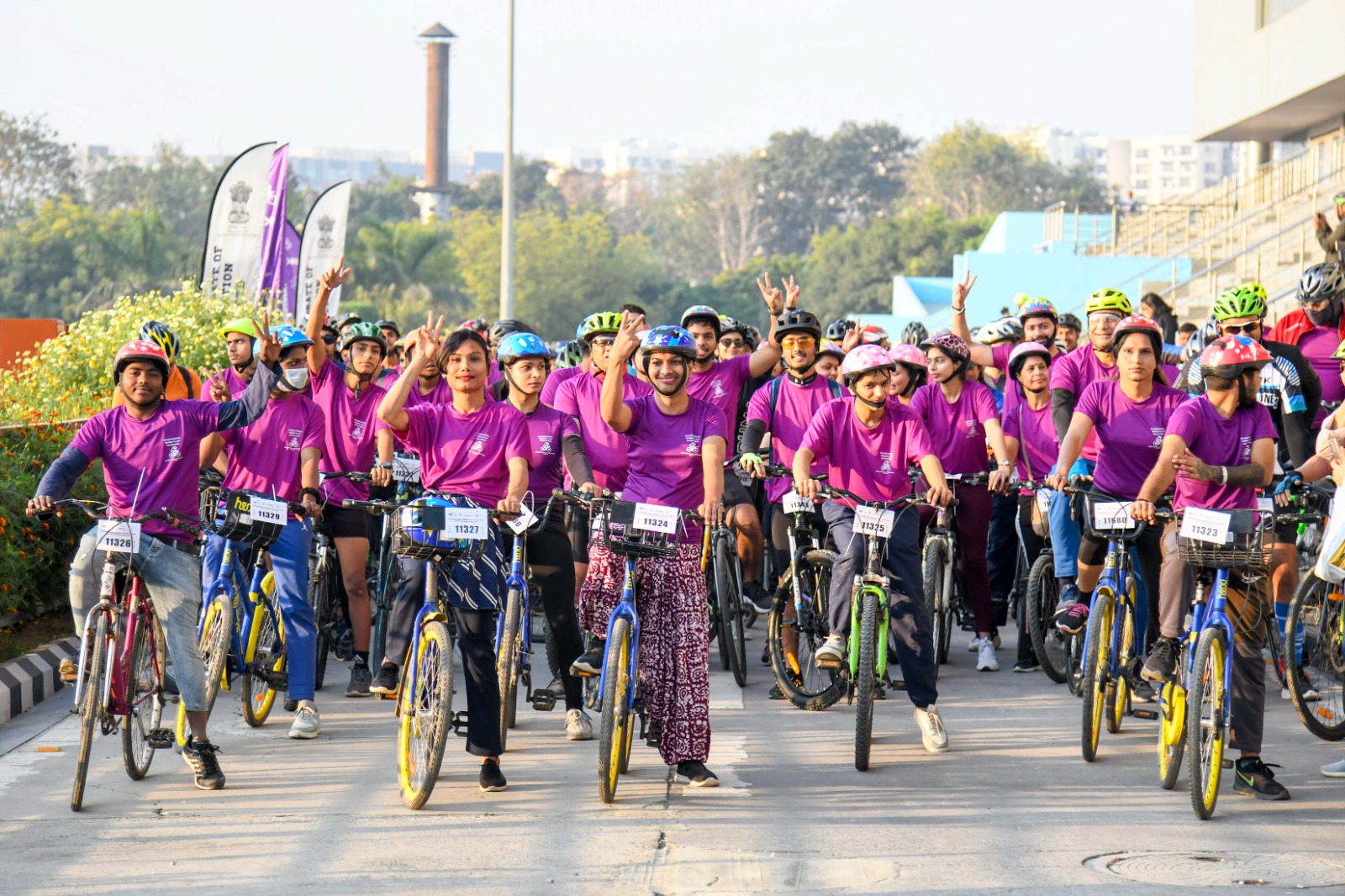 Women’s rights are human rights. These rights are not consistently afforded to everyone, especially women & girls facing challenges & crises. We are here today to remedy this situation under the banner of 'unity ride for gender equality & sustainable future for all': @ShombiSharp