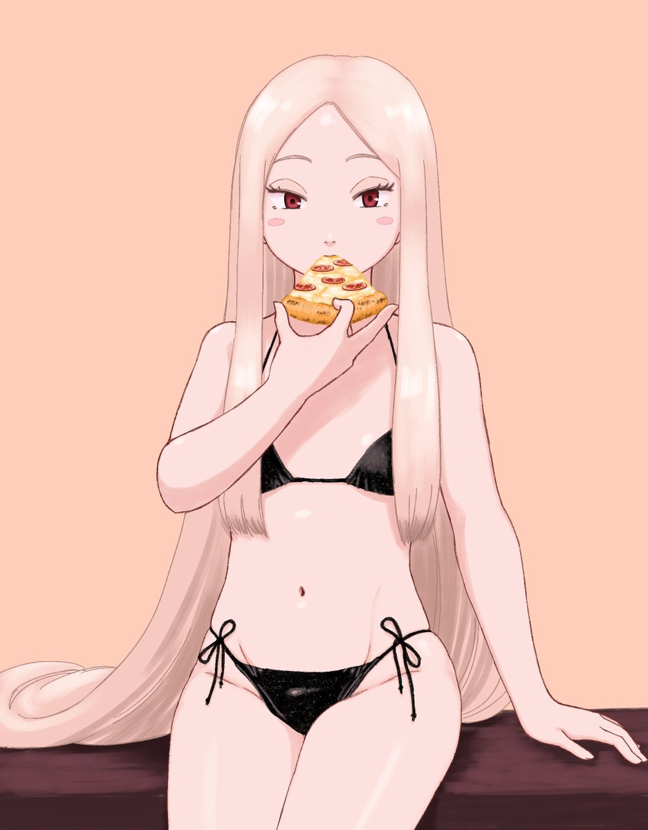 ビキニピザガールシリーズ7
余白を見つけるとつい盛っちゃうんだ🍕 