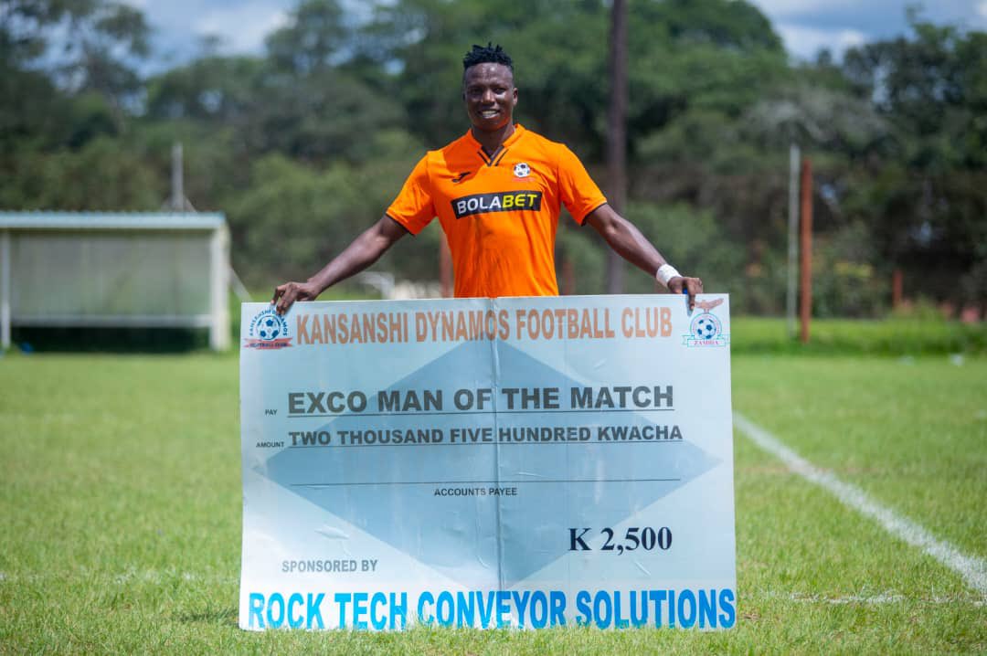 kansanshidynamo's tweet photo. Man of match 

#Magenge Makabaniso 
#kansanshizesco https://t.co/iiYzpQQNma