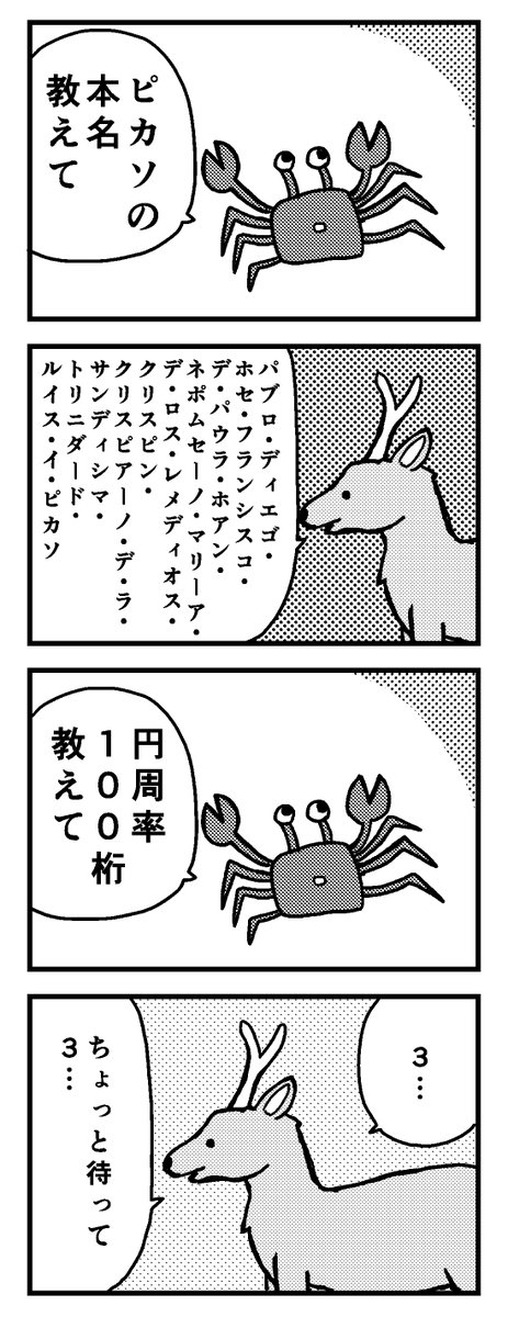 ピカソの本名言える奴 