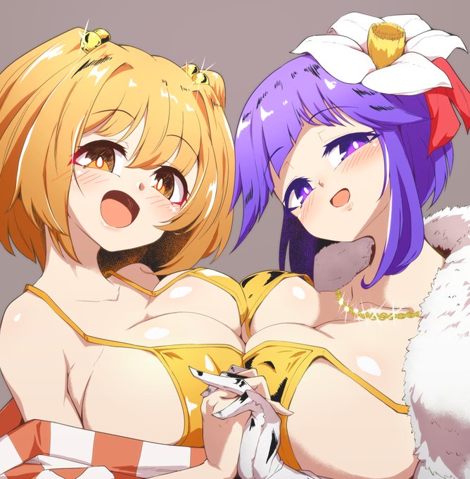 あきゅすずサンド #東方 #本居小鈴 #稗田阿求 https://t.co/JooJUCGRbr 