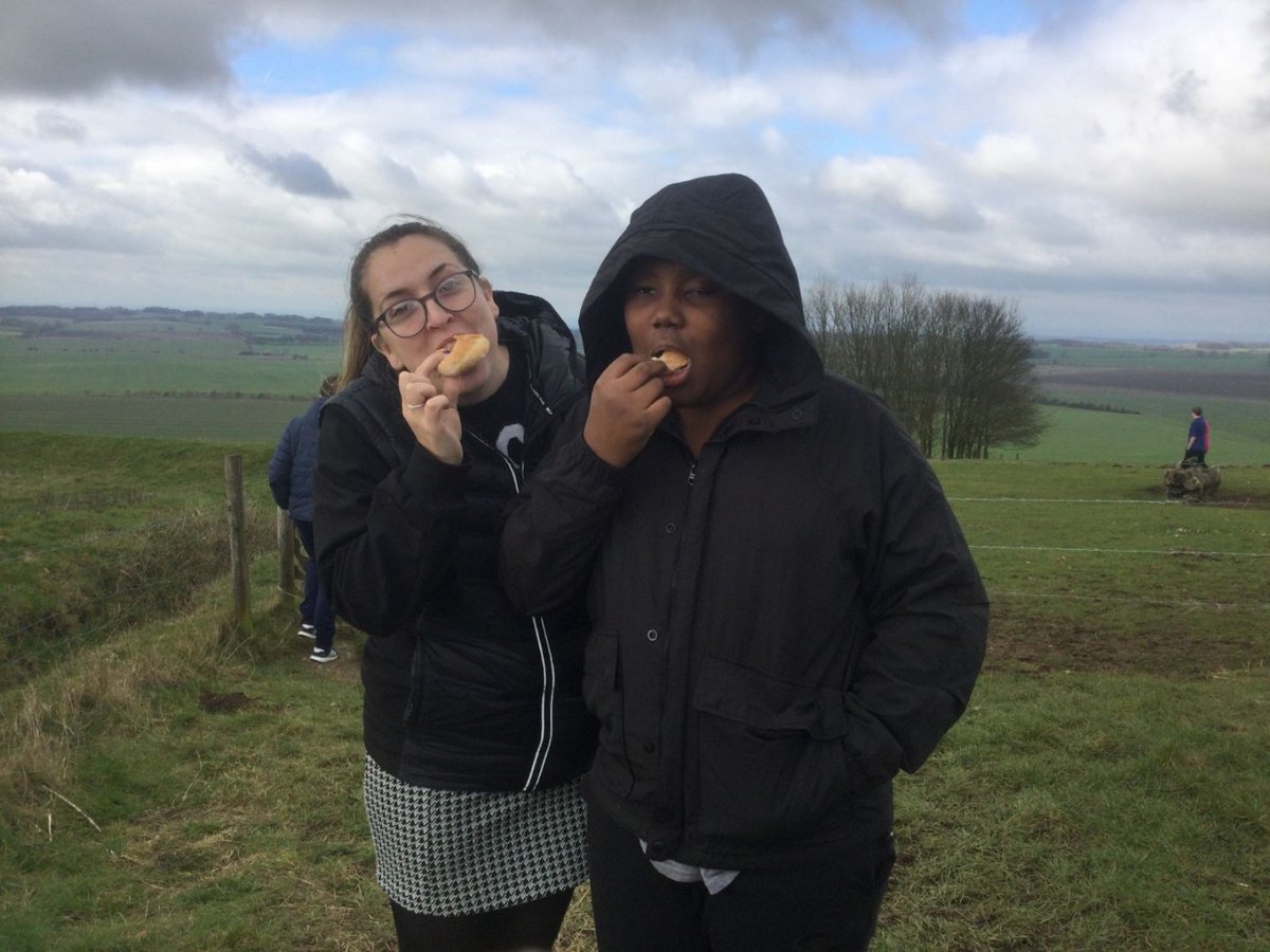 Notton_House's tweet photo. Hackpen class visit Hackpen White Horse!: Staff and pupils enjoyed a windy day exploring the white horse at Hackpen, as part of their Outdoor Education learning.  https://t.co/X1nukWbzwW https://t.co/iuGlBFg5XG