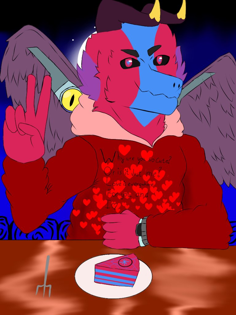 Wolfi62770993's tweet image. Birthday suprise for one of my friends UwU
