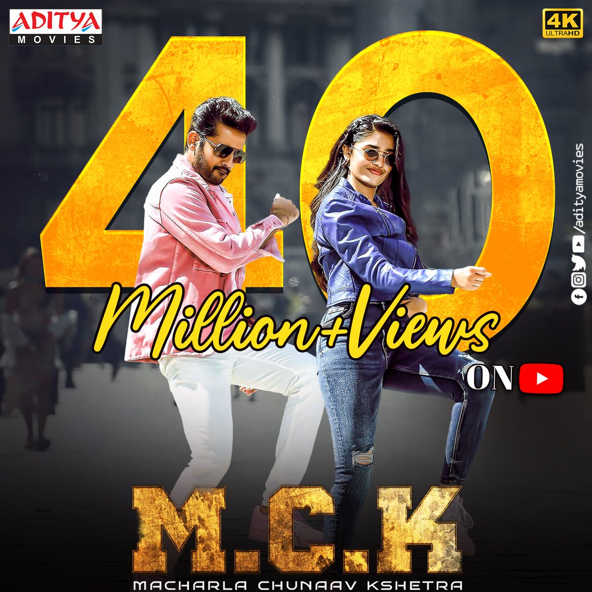 MacharlaChunaavKshetra (M.C.K) Hindi Dubbed Full Movie Hits 4️⃣0️⃣Million+ Views! 💣💥
▶️ youtu.be/oqcXT3tkZD0
Watch Only on Aditya Movies
@actor_nithiin @IamKrithiShetty #Msrajashekharreddy #MahatiswaraSagar #Adityamovies