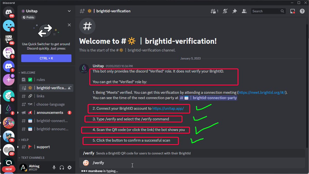 GACryptoO's tweet photo. 🔊Claim #Unitap "Early Member" Role: https://t.co/IU3Xq3WKyj 🪂
👉First, Get #BrightID Verify Role if you don't have: https://t.co/xBKF9yR06X
✅Follow instructions In their DC: https://t.co/4VS20apRmn
♥️Like & Retweet🔁 https://t.co/kza8DBMikf