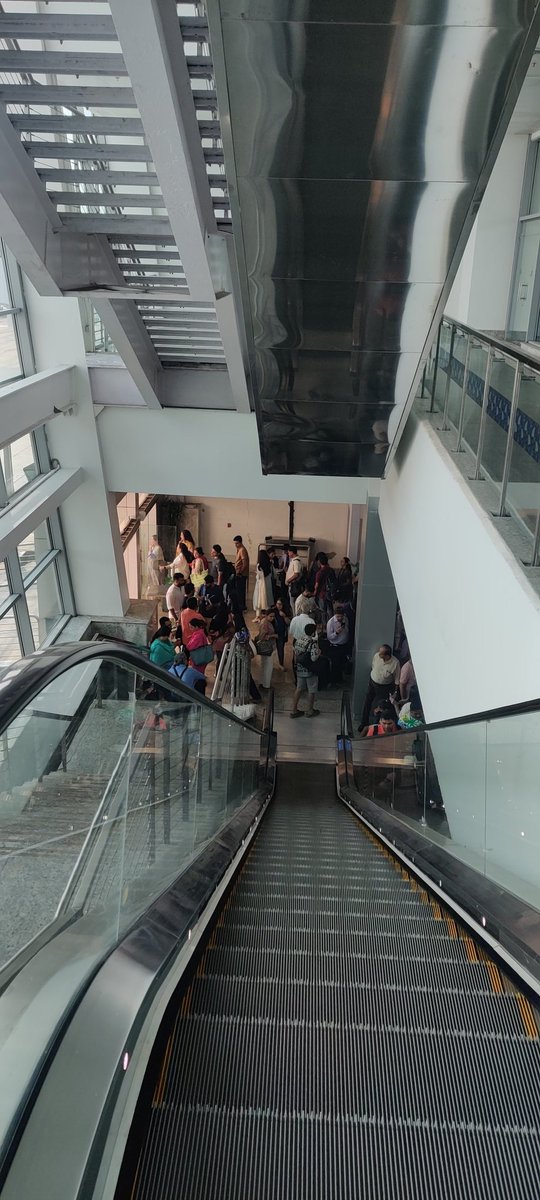 AlphaPetrolhead's tweet photo. @IndiGo6E 
A real chaos situation at GOI. Gate 14. 6E 381 to AMD. 
Passenger, first made to wait at the seating area with insufficient space, then made to wait at the Gate (Gate 14) for buses. Then again made to wait on the Tarmac for boarding. 
No seating arrangement at the gate https://t.co/pAPePlrj4g