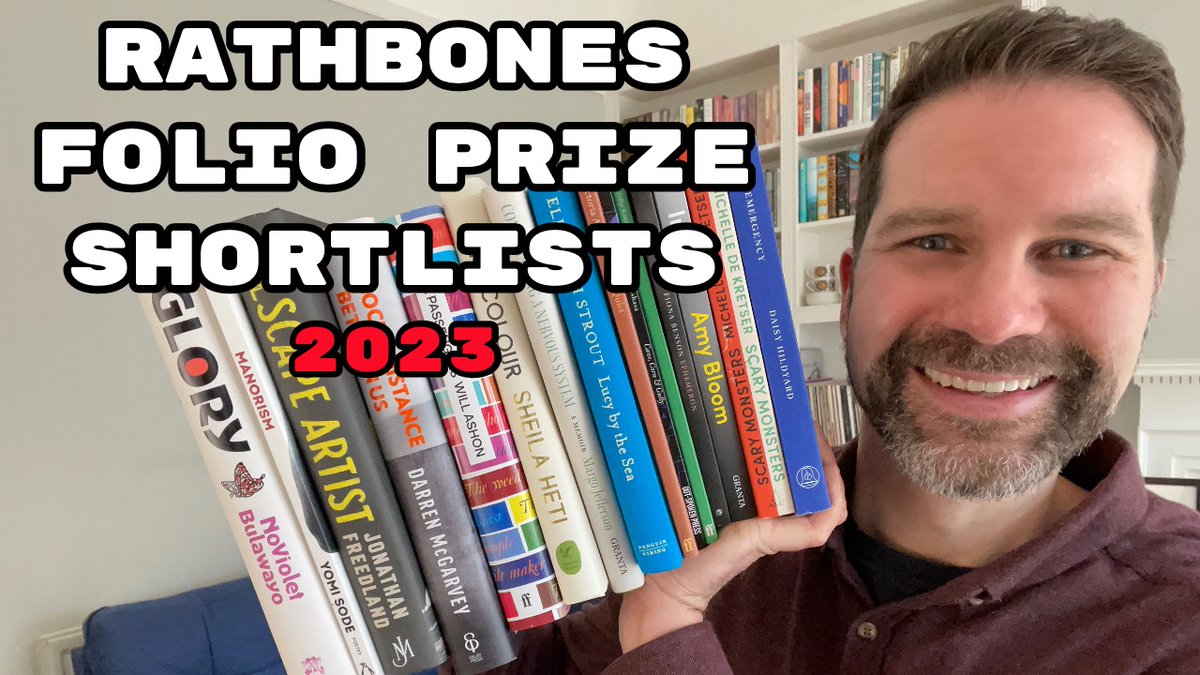 Here I discuss the books shortlisted for this year's #RathbonesFolioPrize - a really interesting mix of fiction, non-fiction and poetry chosen by a supreme group of authors: youtube.com/watch?v=Q9EfO1…

The winners will be announced on March 27th! 📚