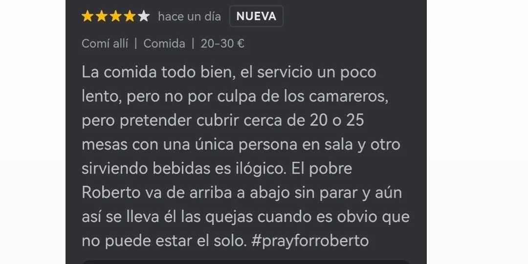 soycamarero's tweet photo. #prayforRoberto https://t.co/V57wmMiGBl