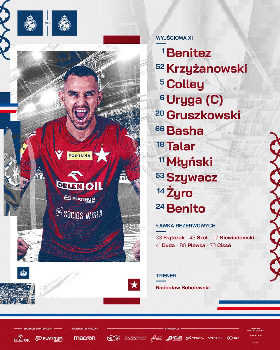 Z Wisłą Kraków CLJ U-19 zagramy tak ⤵️