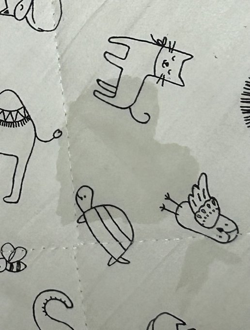 息子のよだれがハート型だった記念 